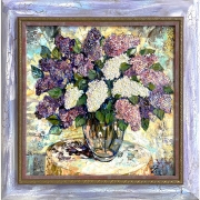  Букет Люляци във Ваза