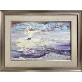 Morning by boat by the sea