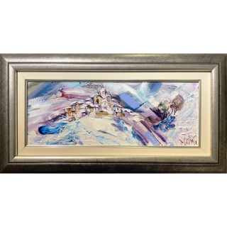 Winter Village in the Balkan