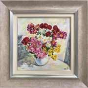 Букет Разноцветни Хризантеми