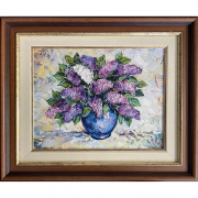 Lilacs in the Blue Vase