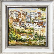 Old houses over the river