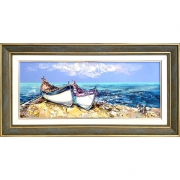 Two Fishing Boats on the Shore